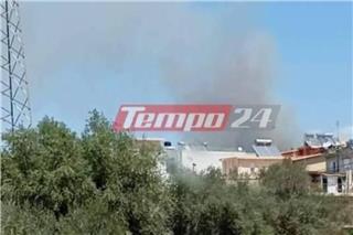 Πάτρα: Καλύτερη η εικόνα της φωτιάς