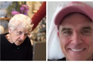 Ρόμπι Γουίλιαμς: Έκανε έκπληξη σε 94χρονη φανατική θαυμάστρια του - Δείτε βίντεο