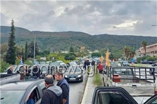 Μπλόκα αγροτών: Δακρυγόνα και ένταση στο αεροδρόμιο του Ηρακλείου