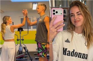 Αθηνά Οικονομάκου: Έπαιξε σε αγώνα μπάσκετ με την Κιάρα Φεράνι και τον σύντροφό της, Μπρούνο Τσερέλα