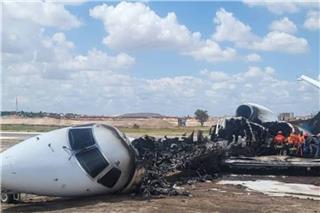 ΛΔ Κονγκό: Ξέφυγε του διαδρόμου προσγείωσης το αεροπλάνο του υπουργού Ορυχείων - Δείτε βίντεο