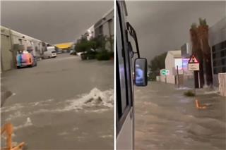 Ποτάμια έγιναν οι δρόμοι στο Ντουμπάι από την κακοκαιρία: Σφοδρές οι πλημμύρες