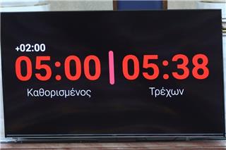 Πρεμιέρα για τον «κόφτη» στη Βουλή: Σε ποιον βουλευτή εφαρμόστηκε για πρώτη φορά