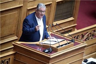 Viral Κουτσούμπας στη Βουλή για τον ΟΠΕΚΕΠΕ: «Πας τις λαχών αρχίδιον…»