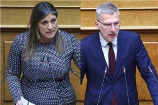 Eπίθεση Κωνσταντοπούλου στη σύζυγο Σκέρτσου - «Bροχή» οι μηνύσεις και μια εξεταστική εκτός ορίων