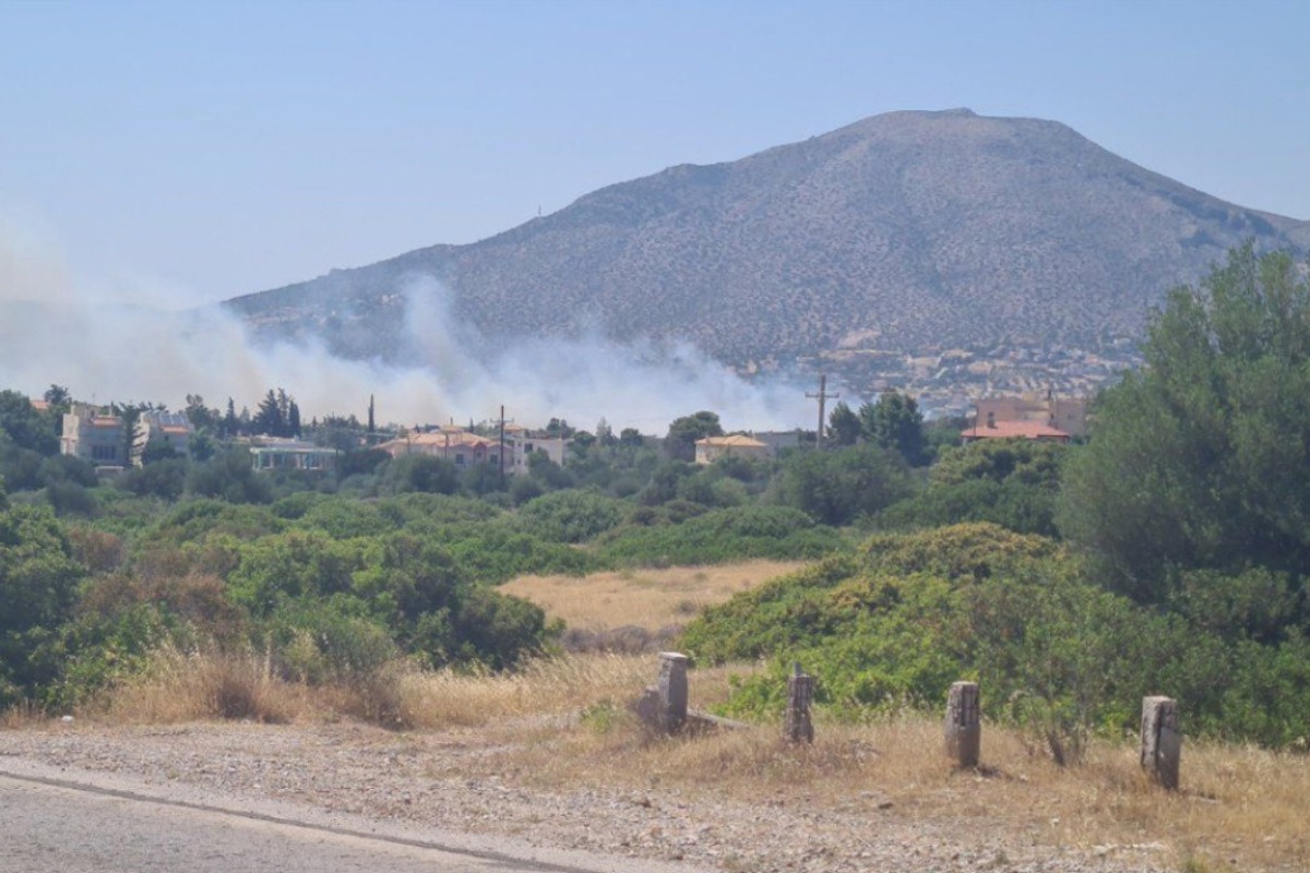 Εκκενώνονται Ανάβυσσος και Παλαιά Φώκαια ‑ Φωτιά καίει κοντά σε σπίτια, δείτε φωτογραφίες