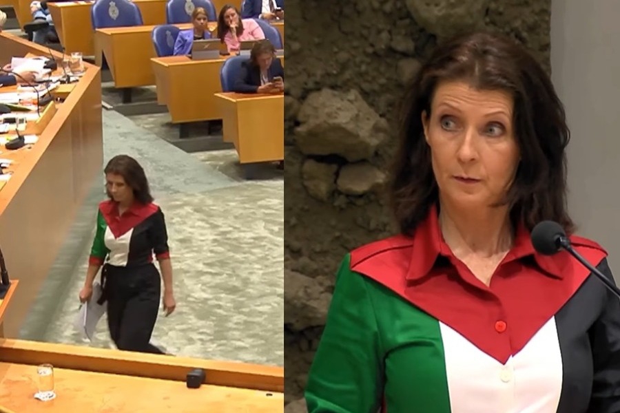 Ολλανδία: Απέβαλαν Βουλευτή για πουκάμισο στα χρώματα της Παλαιστίνης