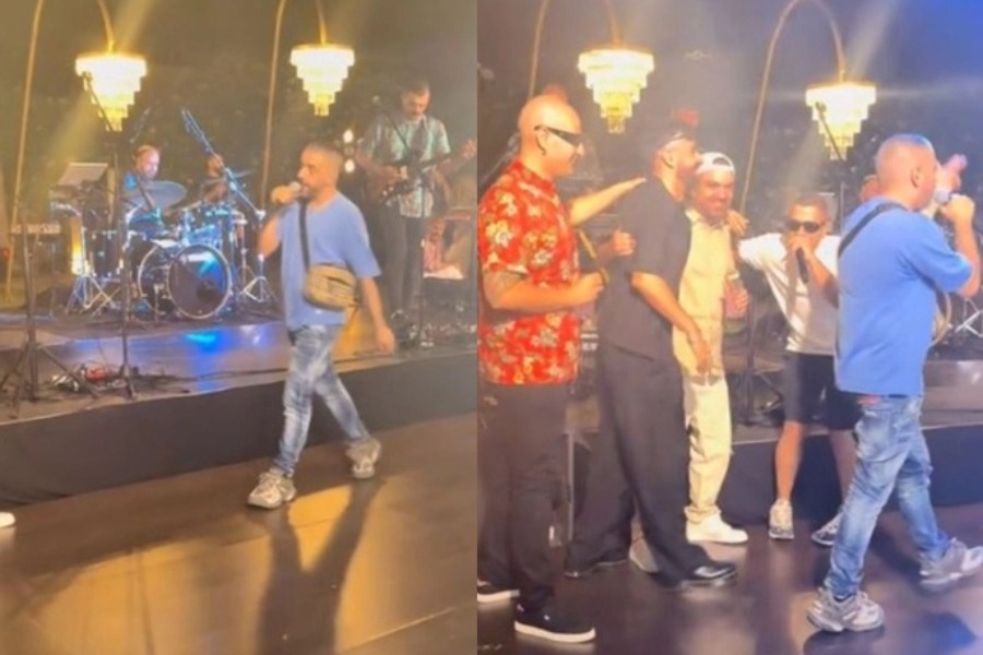 Ο ΛΕΞ και η αφρόκρεμα του hip hop ράπαραν σε γάμο και το TikTok ξεσάλωσε