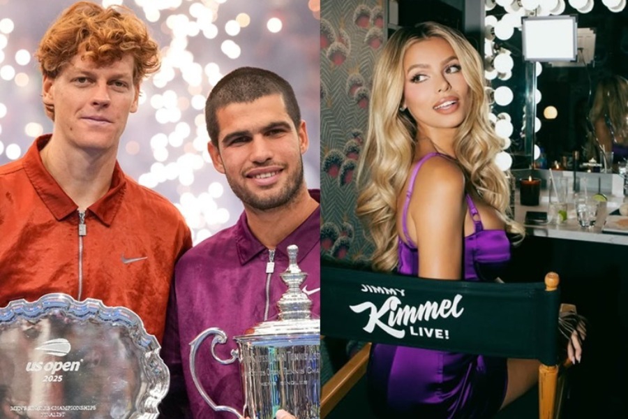 Αποκαλύφθηκε ερωτικό τρίγωνο στο US Open: Το μοντέλο που έβγαινε παράλληλα με Αλκαράθ και Σίνερ