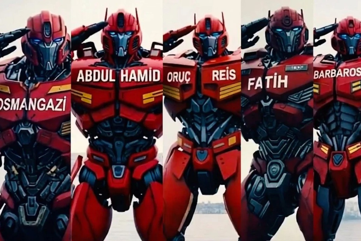 Τούρκοι μετέτρεψαν μέσω AI τα γεωτρύπανα σε Transformers να χαιρετούν στρατιωτικά τον Ερντογάν