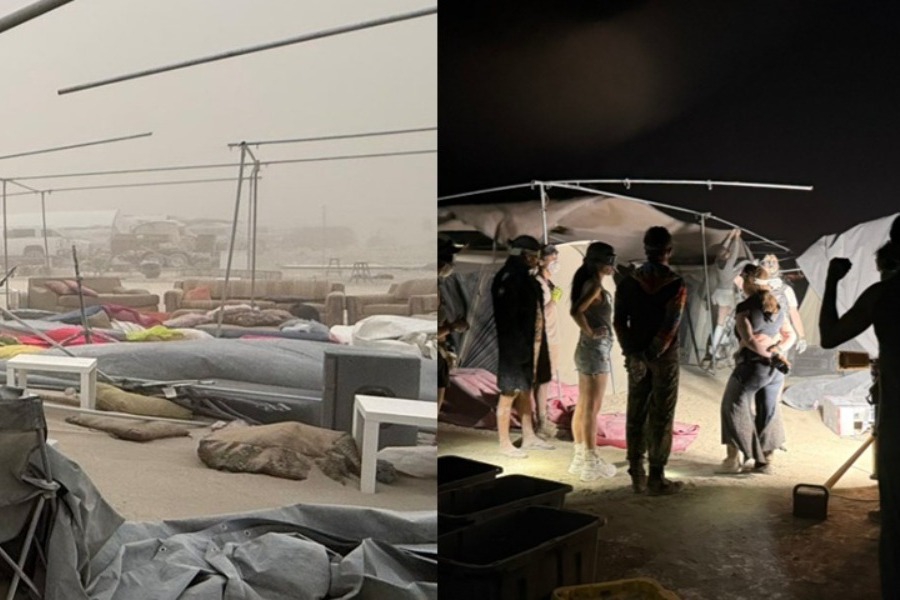 Χάος στην έρημο: Η σκόνη κατάπιε το φεστιβάλ Burning Man 2025