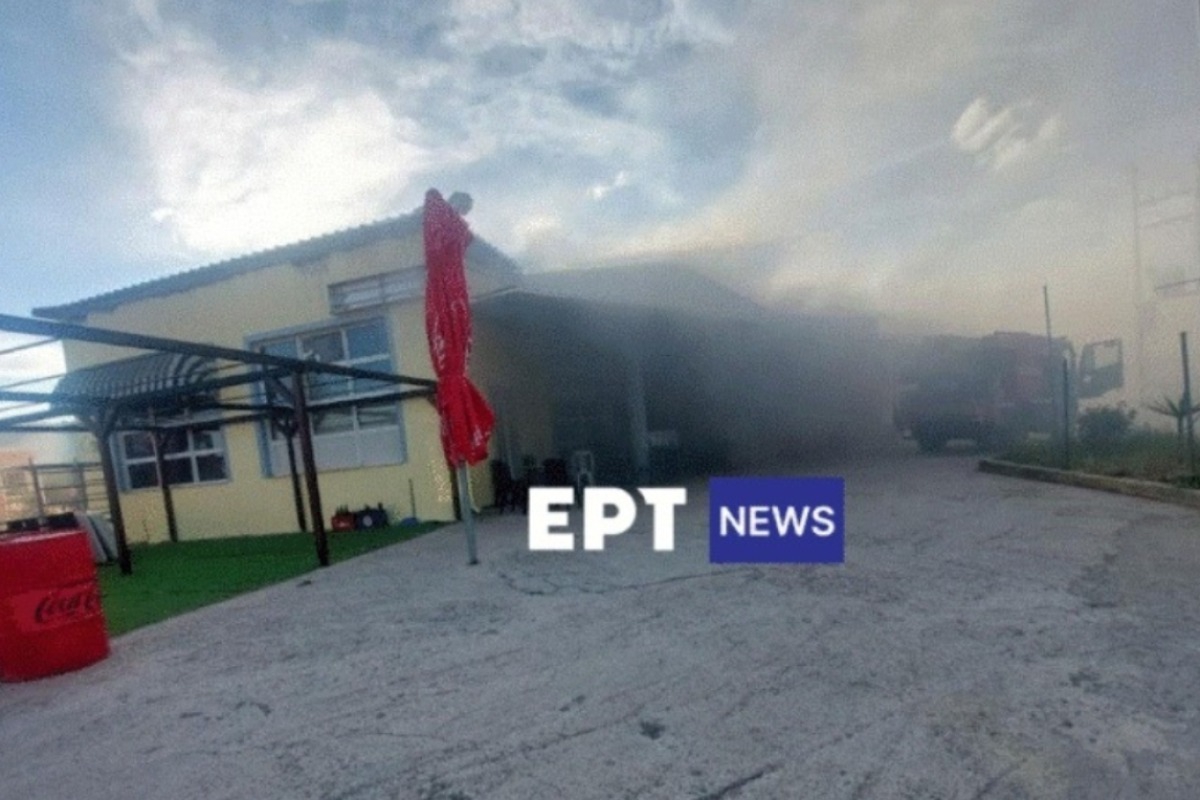 Λέσβος: Μεγάλη φωτιά σε σούπερ μάρκετ στη Βρίσα ‑ Νεκρή 65χρονη γυναίκα