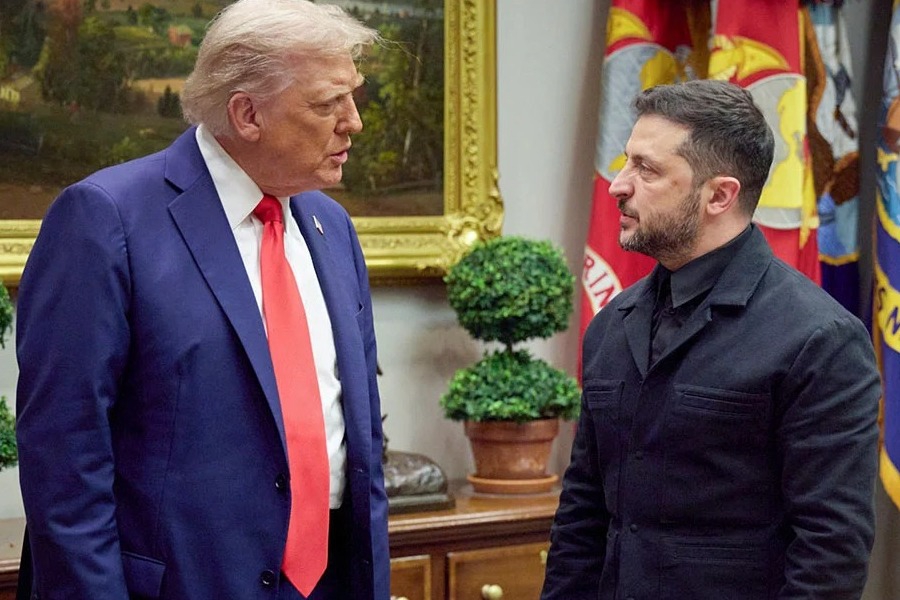 Διορία Τραμπ στον Ζελένσκι για να απαντήσει για το σχέδιο, λένε οι FT: Πιέζει για συμφωνία ως τα Χριστούγεννα