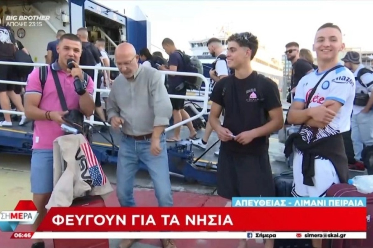 Έπος στο λιμάνι του Πειραιά: Νεαρός ραπάρει και ο Τσελίκας ξεσαλώνει στον χορό