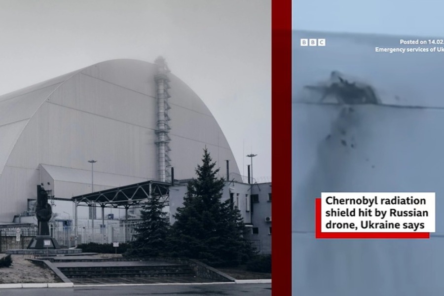 Συναγερμός στο Τσερνόμπιλ: Ο ραγισμένος θόλος προκαλεί φόβους για διαρροή ραδιενέργειας