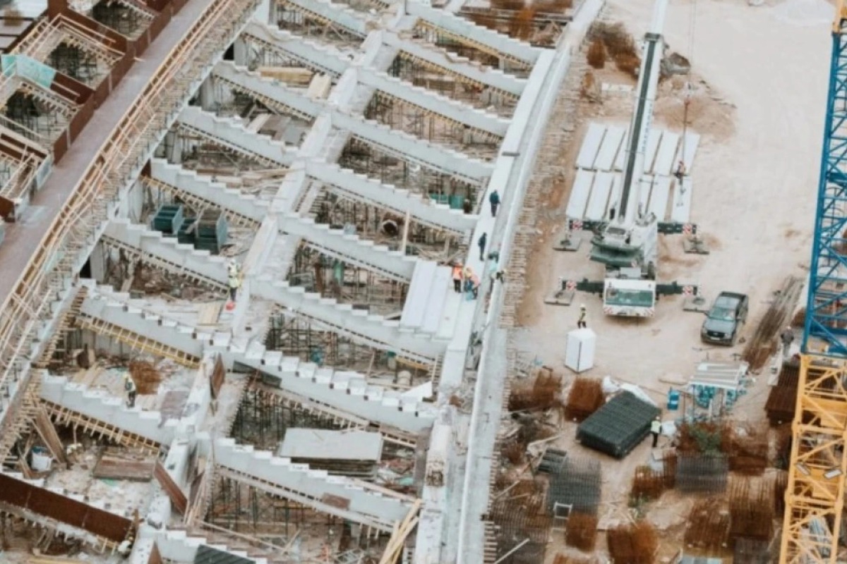 Παναθηναϊκός: Το βίντεο από την εγκατάσταση της πρώτης κερκίδας του γηπέδου στον Βοτανικό