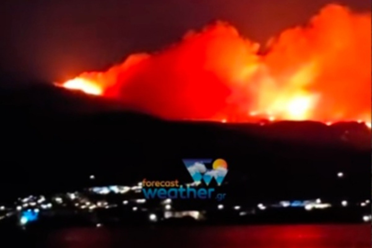 Μαίνεται η φωτιά στην Πάρο: Νέα μηνύματα από το 112 – Στη μάχη από το πρωί και έξι εναέρια