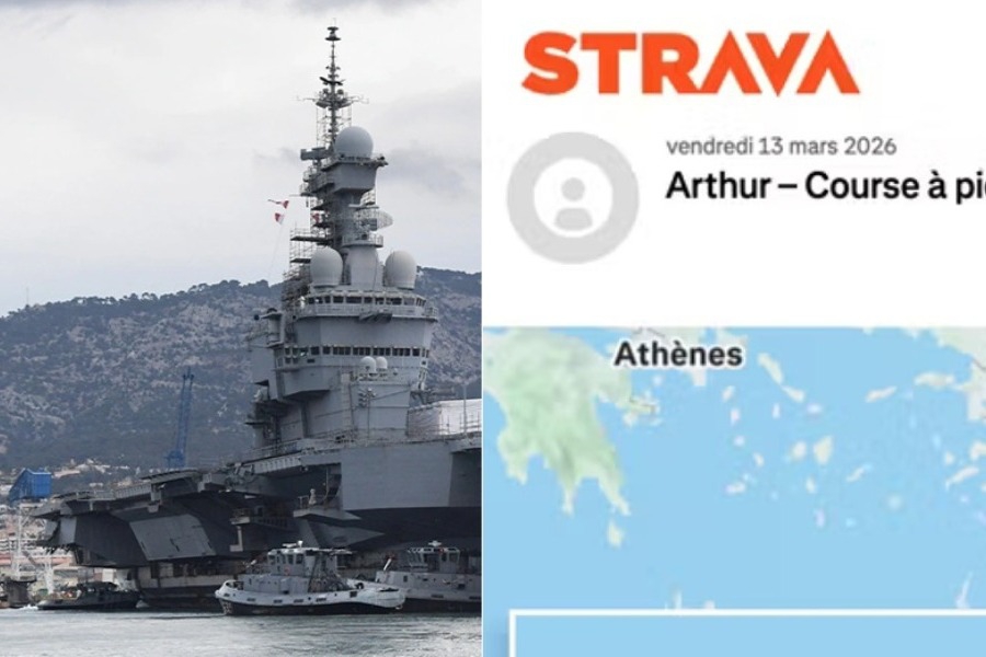 Απίθανη γκάφα Γάλλου αξιωματικού αποκάλυψε την απόρρητη θέση του αεροπλανοφόρου «Σαρλ ντε Γκωλ» στη Μεσόγειο