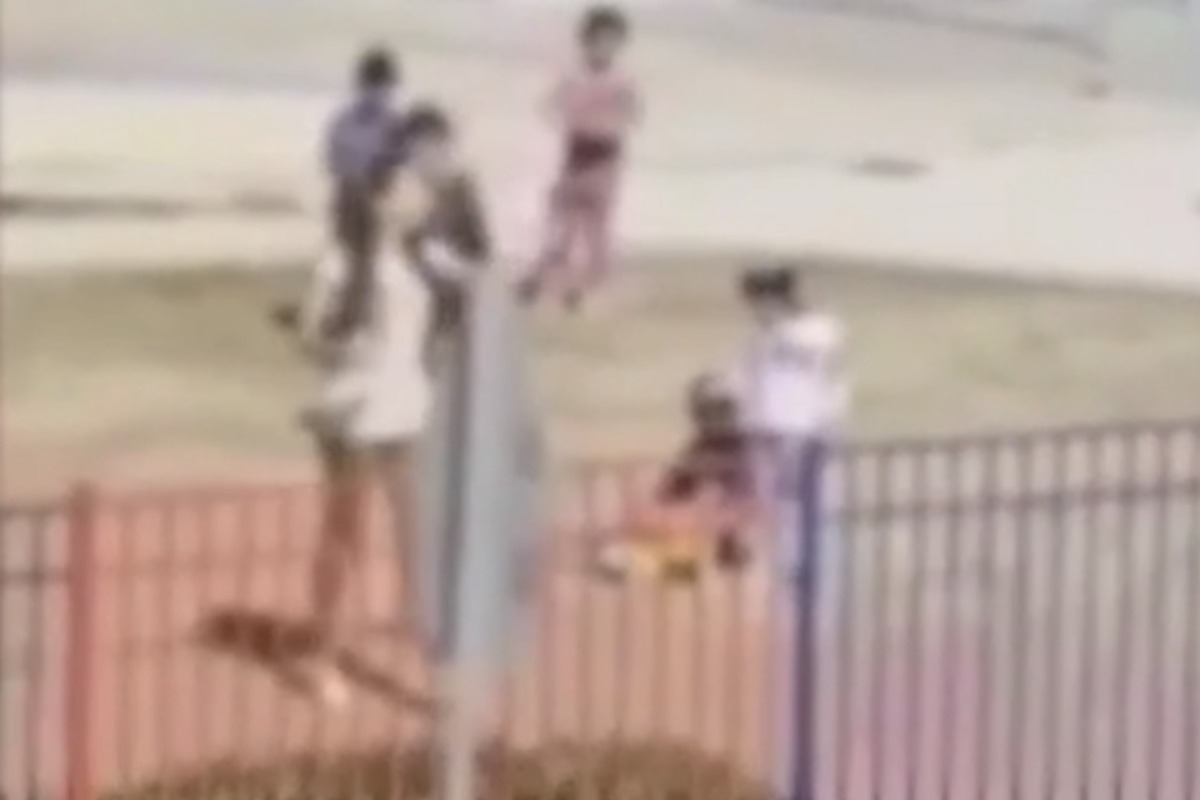 Ανω Λιόσια: Νηπιαγωγός φωνάζει σε μικρά παιδιά και περαστικούς ‑ Της επιτέθηκαν οι γονείς