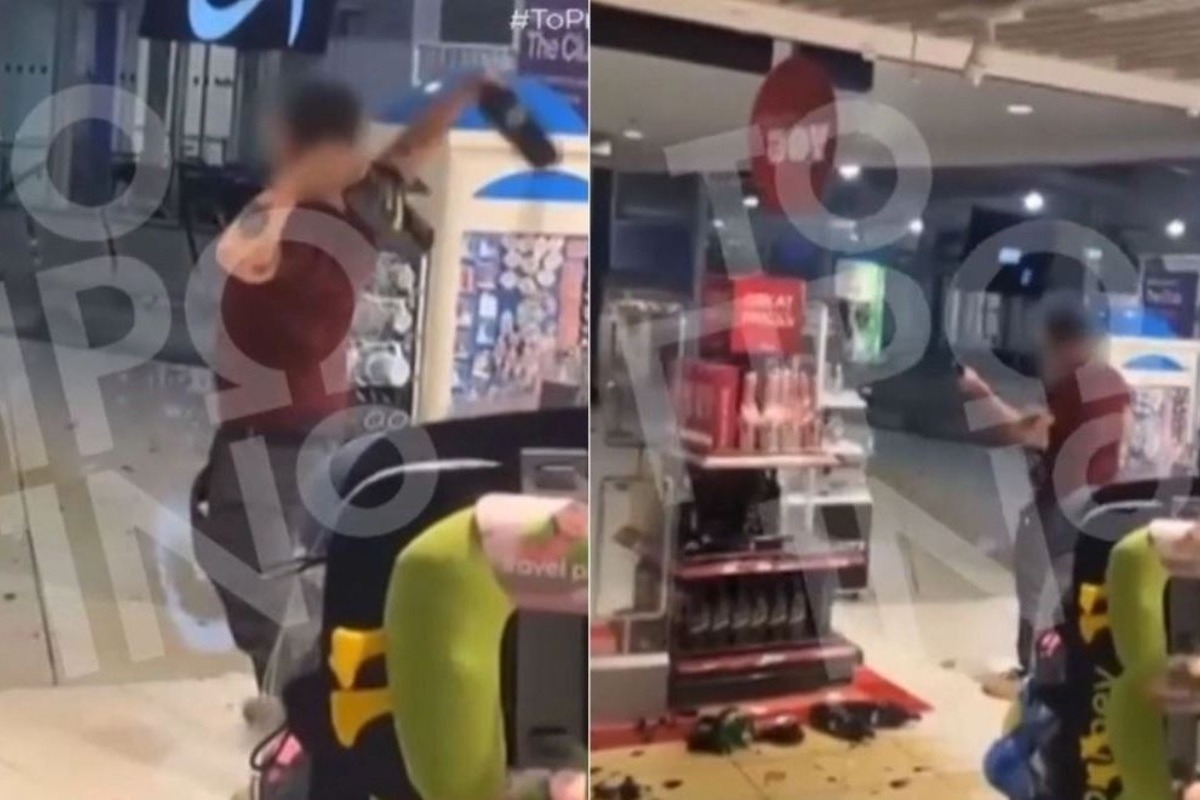 Επιβάτης σε αμόκ στο αεροδρόμιο «Ελ. Βενιζέλος»: Τα έκανε «γυαλιά‑καρφιά» επειδή δεν έφυγε η πτήση