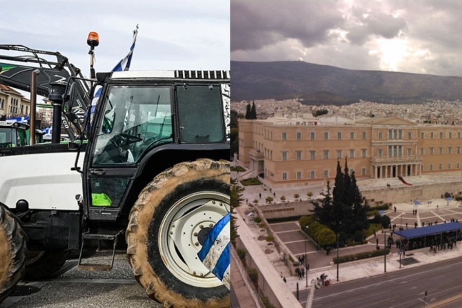 Αθήνα: Κάθοδος δεκάδων τρακτέρ στο Σύνταγμα – Αύριο η αγροτική κινητοποίηση