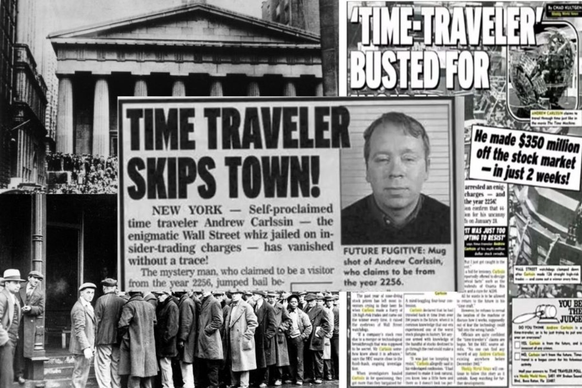 Η ιστορία του «χρονoταξιδιώτη» που φέρεται να κέρδισε 350 εκατ. δολάρια σε δύο εβδομάδες