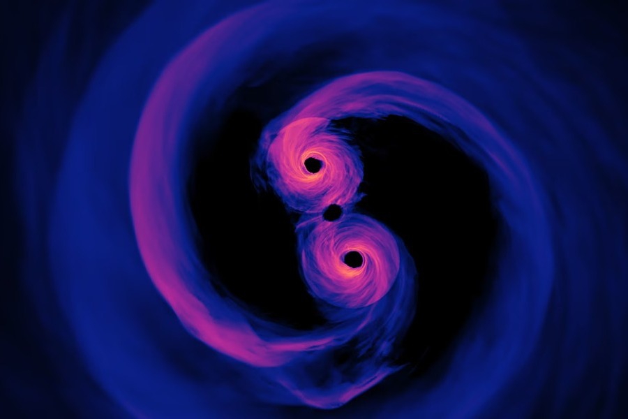 Κοσμικός «χορός θανάτου»: Δύο γιγάντιες μαύρες τρύπες θα συγκρουστούν σε λιγότερο από 100 χρόνια