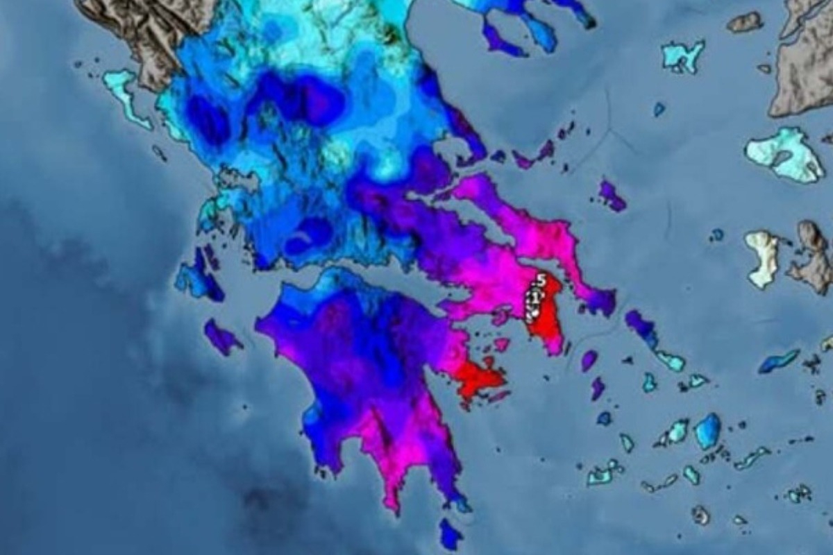 Στην Αττική τα μεγαλύτερα ύψη βροχής, δείτε χάρτη με τις περιοχές που έβρεξε περισσότερο