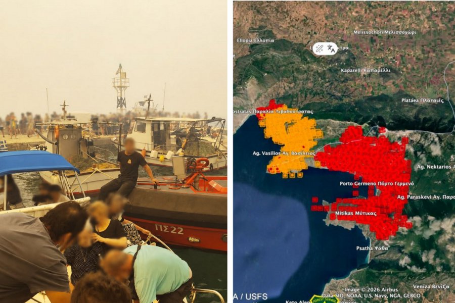 Δορυφορική εικόνα NASA αποκαλύπτει την έκταση της καταστροφής στη Βοιωτία: 40.000‑50.000 καμένα στρέμματα
