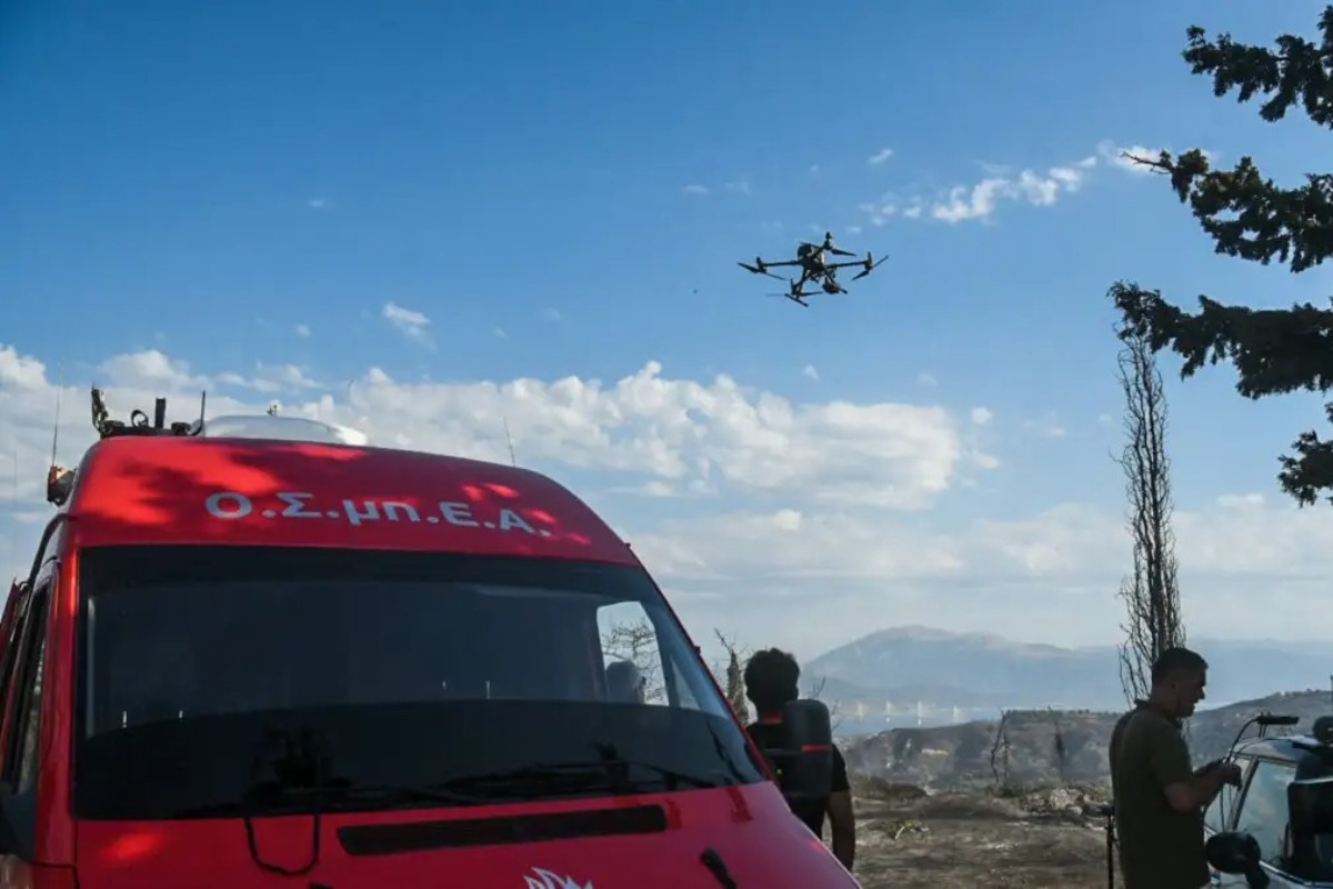 Αγρίνιο: Το πρώτο πρόστιμο μέσω drone της Πυροσβεστικής σε άνδρα που έκαιγε χόρτα