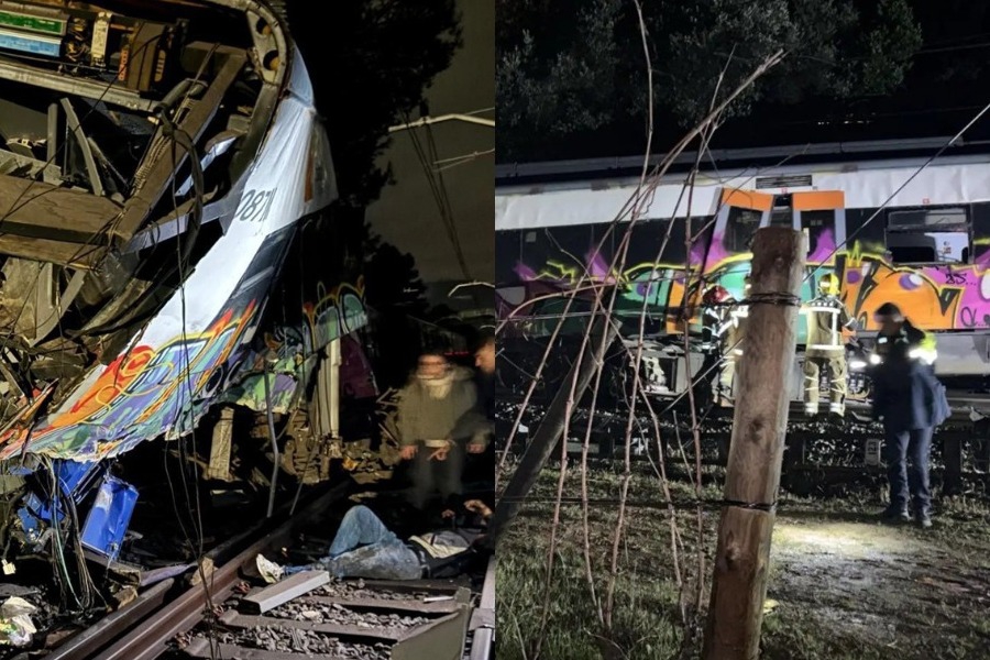 Ισπανία: Τουλάχιστον 15 τραυματίες από εκτροχιασμό τρένου στη Βαρκελώνη – Νεκρός ο μηχανοδηγός