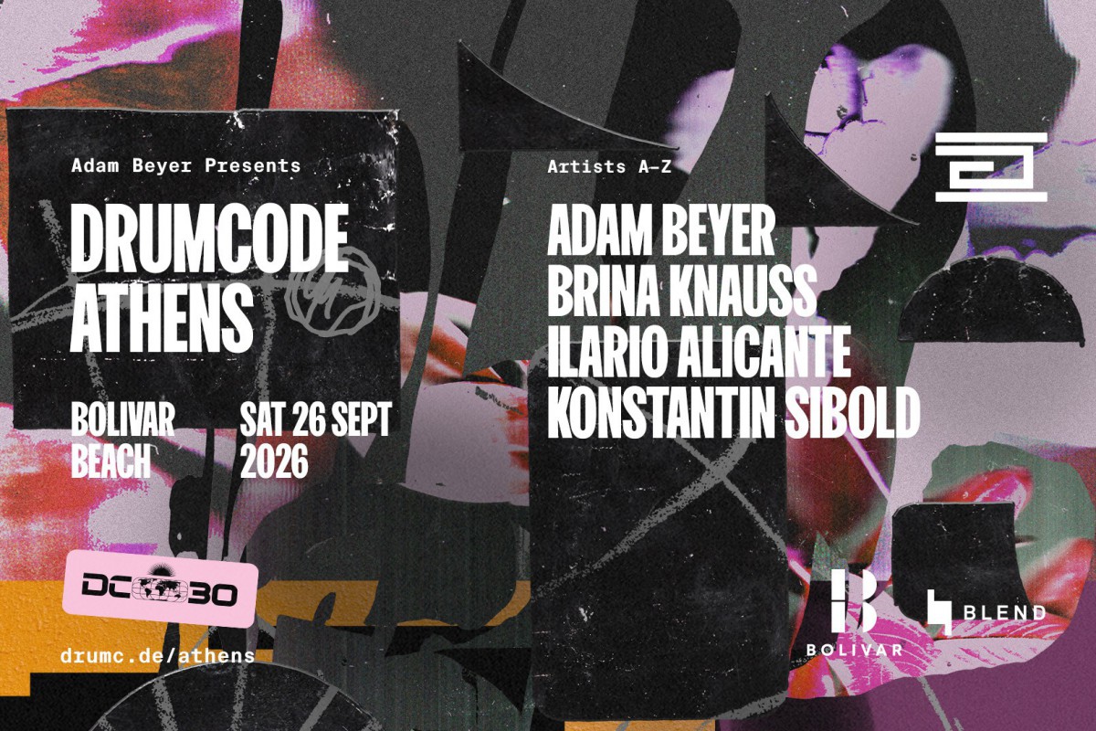 Drumcode Athens με Adam Beyer στο Bolivar Beach Club στις 26 Σεπτεμβρίου