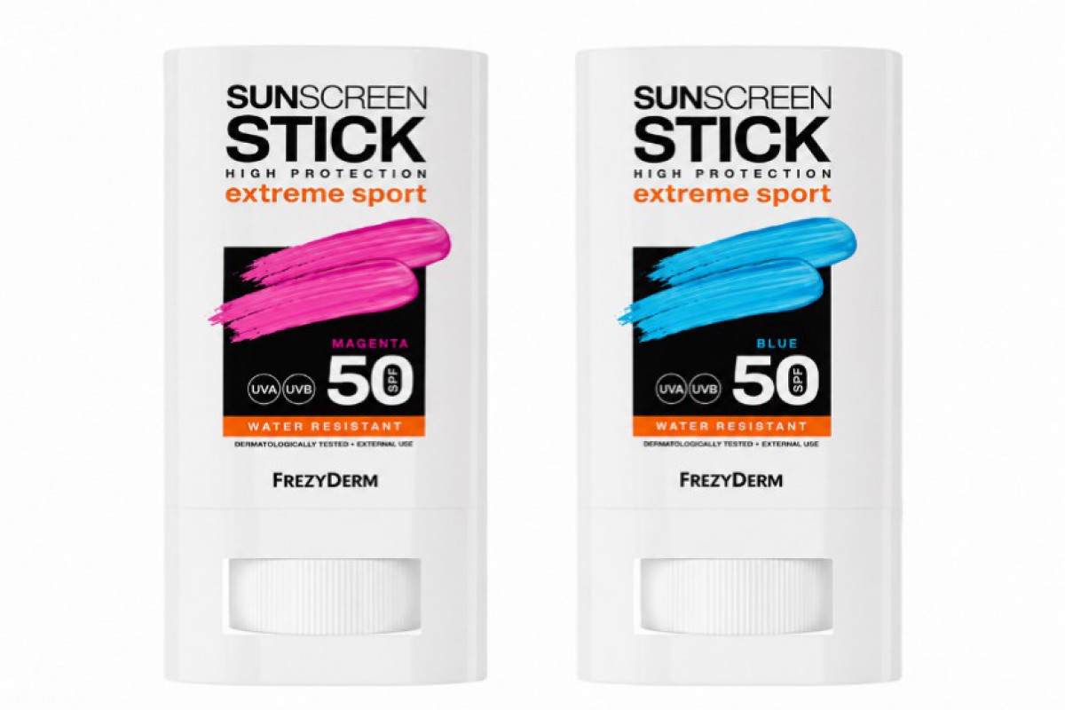 Frezyderm: Νέα αντηλιακά Sun Screen Sticks για ενήλικες και παιδιά με SPF 50