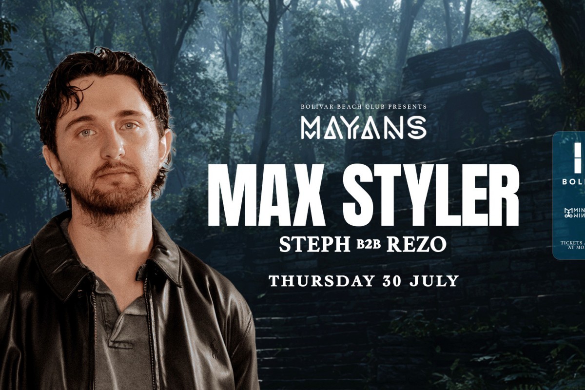 Max Styler στο Bolivar Beach Club: Η μεγάλη βραδιά της ηλεκτρονικής μουσικής στις 30 Ιουλίου