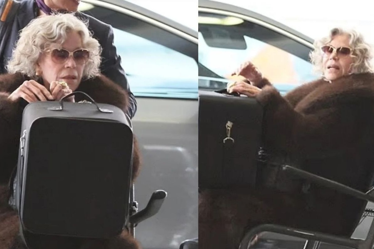 Στα 88 της καθηλώνει ακόμα: Η Τζέιν Φόντα σε αναπηρικό καροτσάκι αλλά πιο λαμπερή από ποτέ