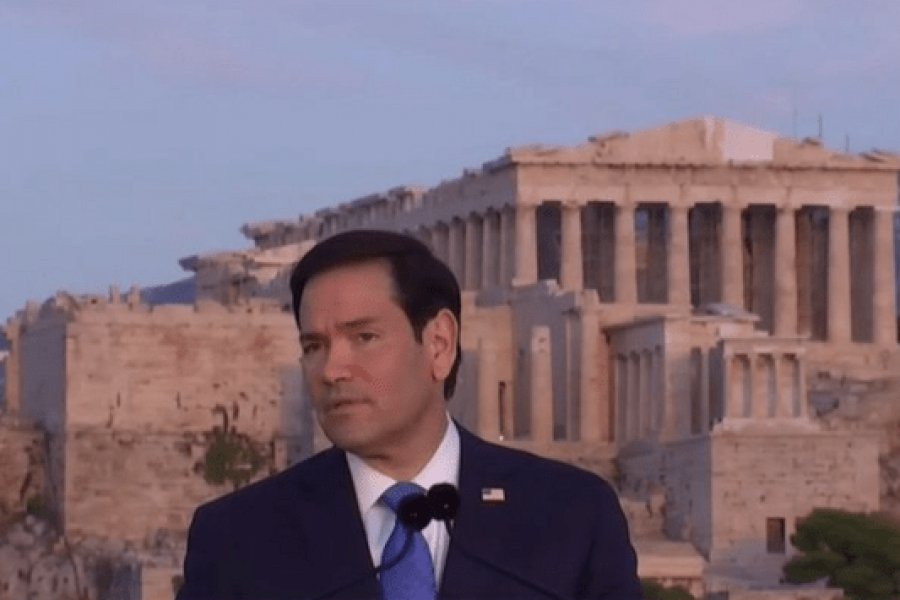 Η ομιλία Ρούμπιο στην Πνύκα: «Η Ελλάδα είναι χαραγμένη στην αρχιτεκτονική της κυβέρνησής μας»
