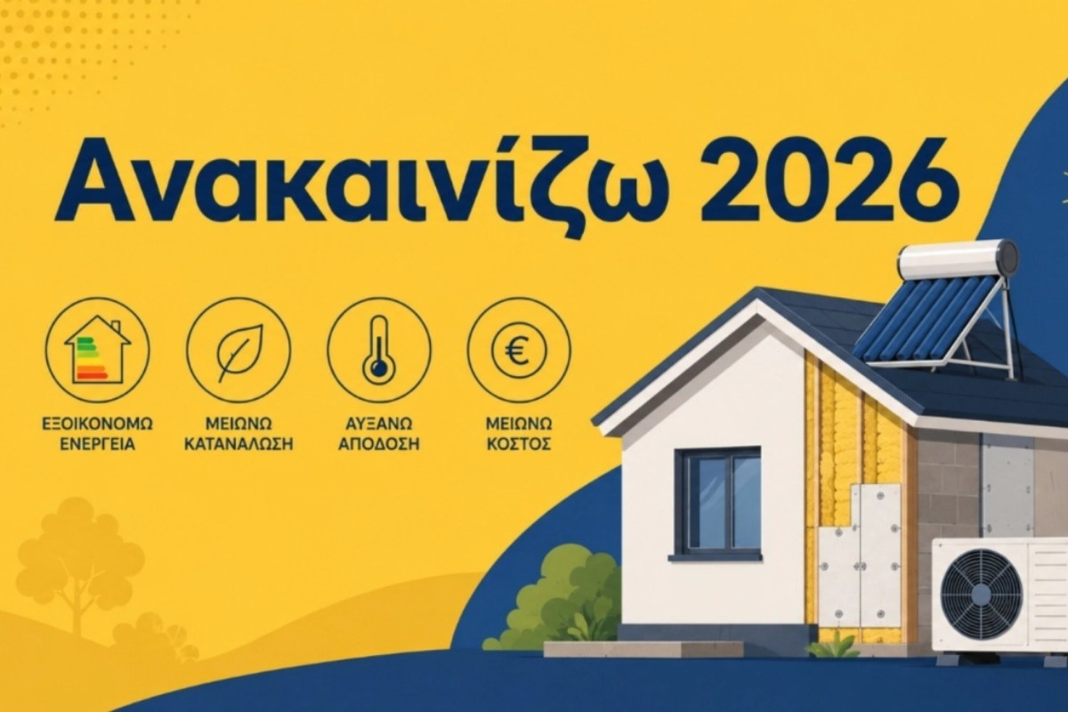 Ανακαινίζω 2026: Τι πρέπει να προσέξουν οι δικαιούχοι αναφορικά με την υποχρέωση ενεργειακής αναβάθμισης του ακινήτου