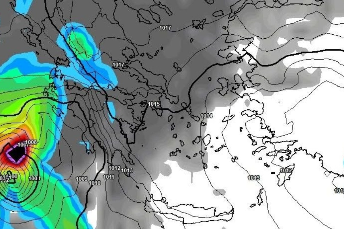 Καιρός: Πιθανός μεσογειακός κυκλώνας «Mediterranean tropical‑like cyclone» προς Ελλάδα