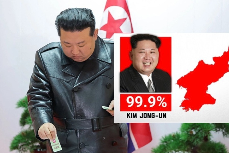 Ψήφισαν… όλοι τον Κιμ Γιονγκ Ουν: Εκλογική νίκη με 99,93%
