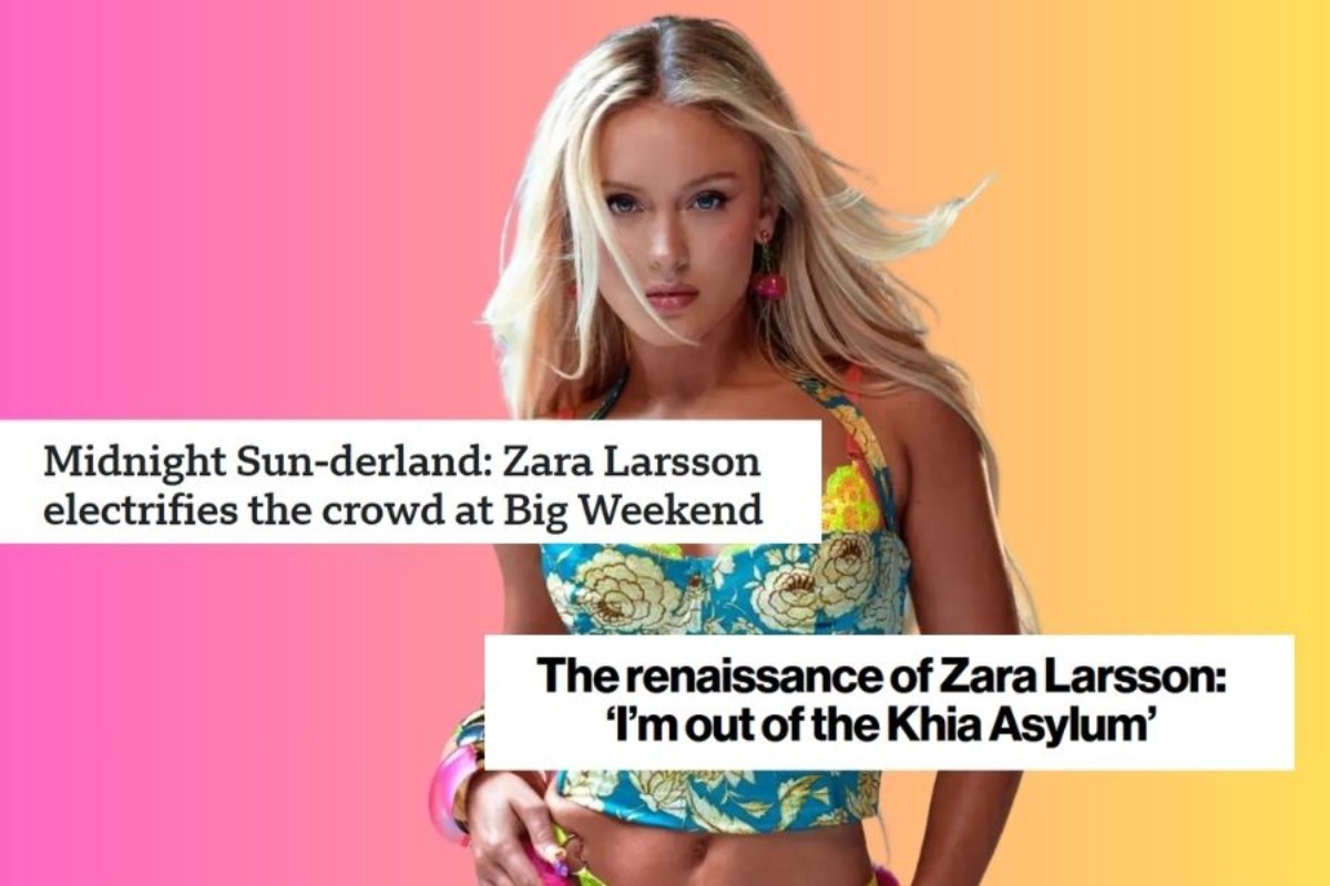 Η Zara Larsson ξανασυστήνεται στη Gen Z: Πώς ένα meme την έβγαλε από την αφάνεια