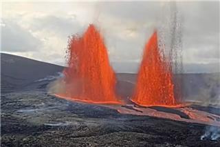 «Ξύπνησε» πάλι το ηφαίστειο Κιλαουέα στη Χαβάη - Εκτοξεύει λάβα πάνω από τα 300 μέτρα
