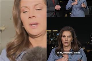 Βίντεο: Δημοσιογράφος του CNN στο Τελ Αβίβ τρέχει σε καταφύγιο με τρεμάμενη φωνή