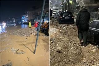 Κακοκαιρία: Εικόνες καταστροφής στη Γλυφάδα - Βράχια στους δρόμους και ορμητικοί χείμαρροι