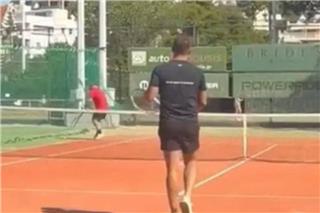 Κασσελάκης - Γεωργιάδης έπαιξαν τένις στο Politia Tennis Club