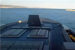 Εντυπωσιακό βίντεο από τον απόπλου της φρεγάτας Κίμων από Λιμένα Λεμεσού