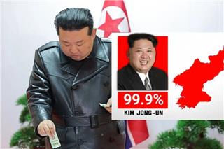 Ψήφισαν… όλοι τον Κιμ Γιονγκ Ουν: Εκλογική νίκη με 99,93%
