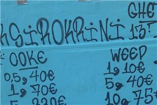 Τιμοκατάλογος ναρκωτικών σε τοίχο… σχολείου στη Θεσσαλονίκη