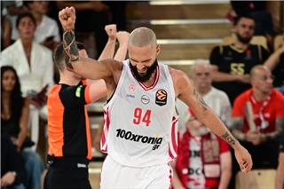 Ολυμπιακός – Μονακό 105-82: Πρόκριση με περίπατο στο Final Four για 5η σερί χρονιά