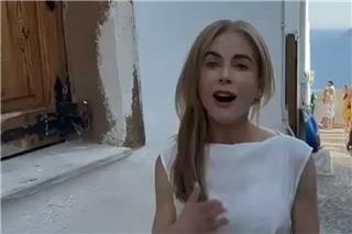 Νικόλ Κίντμαν: Το απρόσμενο μήνυμα που έστειλε από τη Σαντορίνη - Δείτε τον λόγο