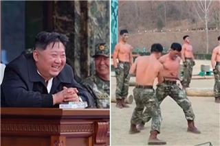 Βίντεο: Βορειοκορεάτες στρατιώτες σπάνε τσιμέντο με το κεφάλι τους σε επίδειξη ισχύος